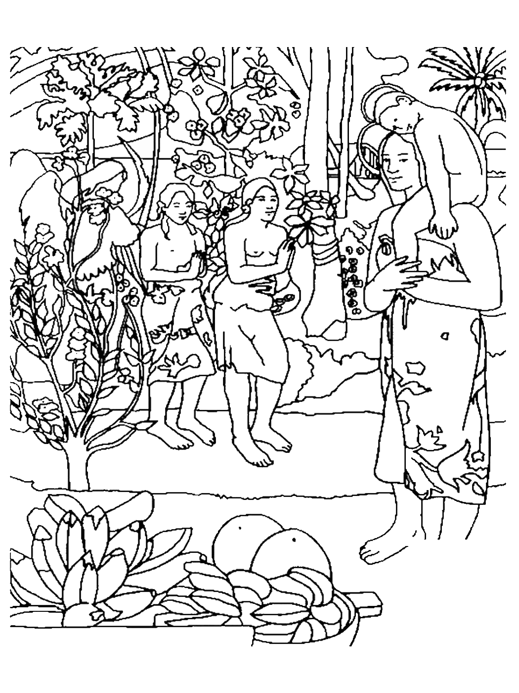Download Famous Painters and Paintings Coloring Pages