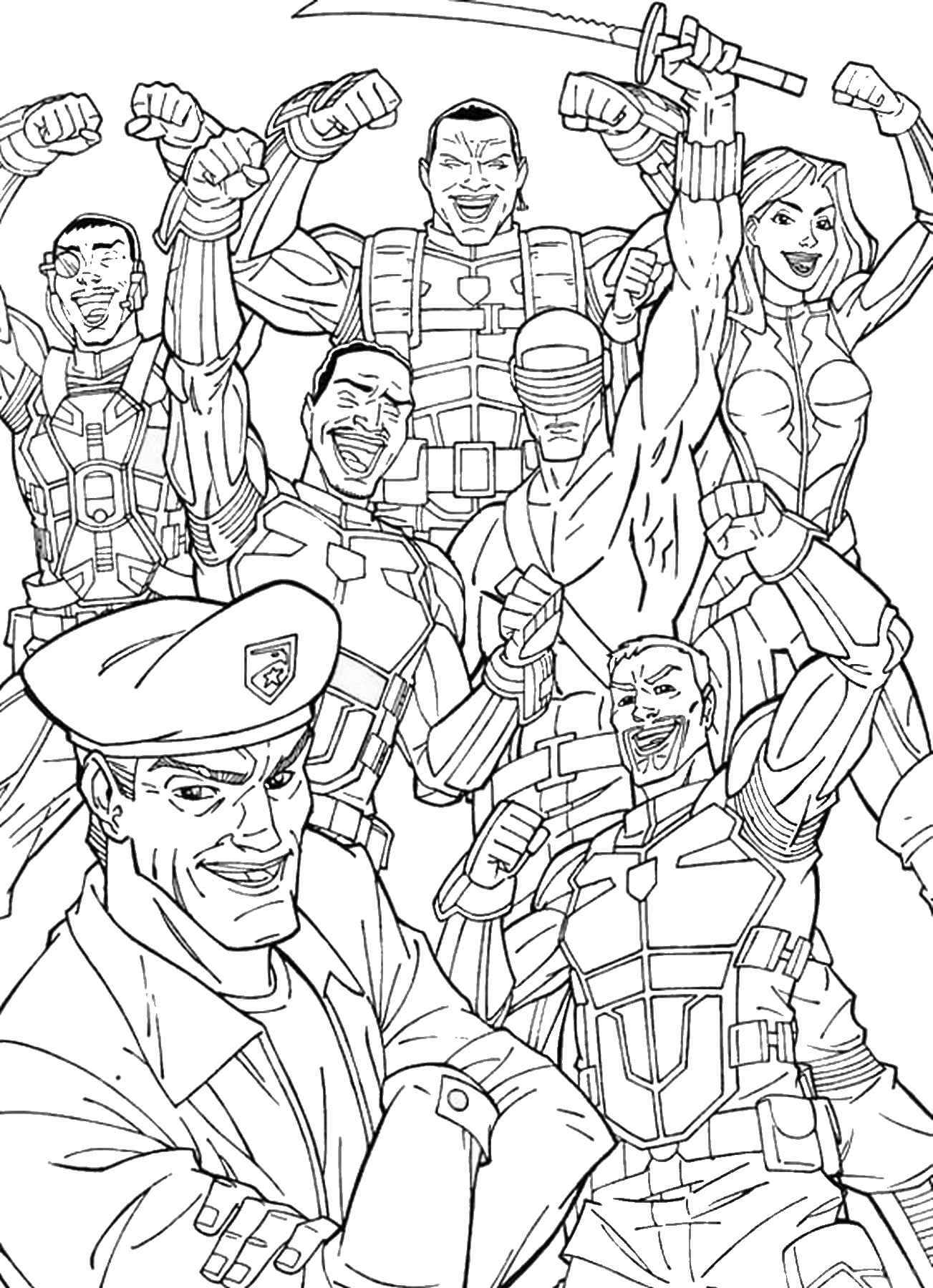 The Rise of Cobra Coloring Pages