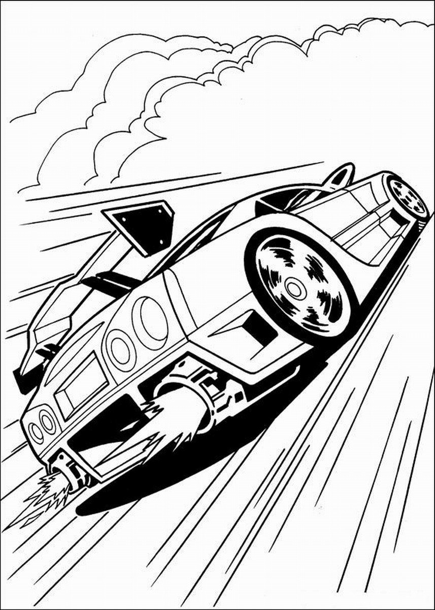 Hot Wheels Coloring Pages