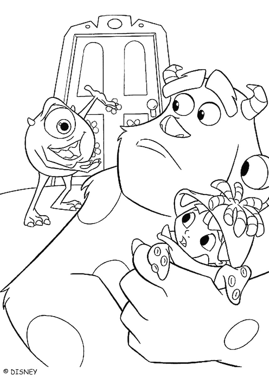 Monsters Inc. Coloring Pages