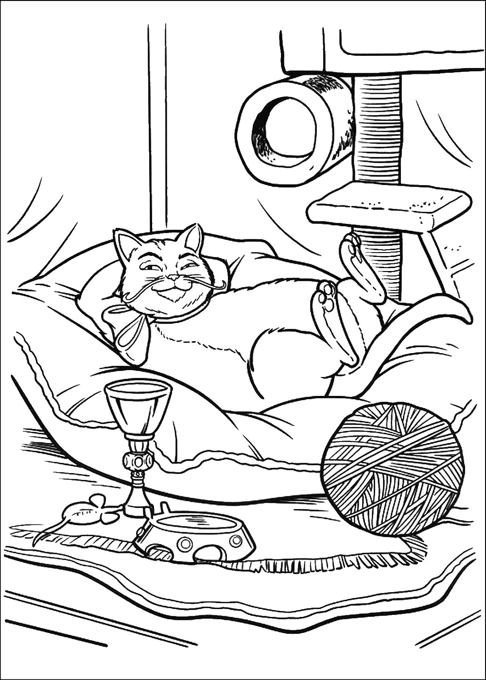 Download Puss in Boots Coloring Pages