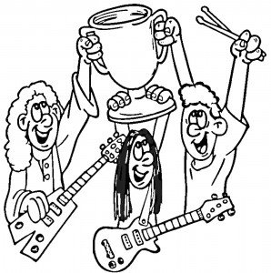 Rock Star Coloring Pages