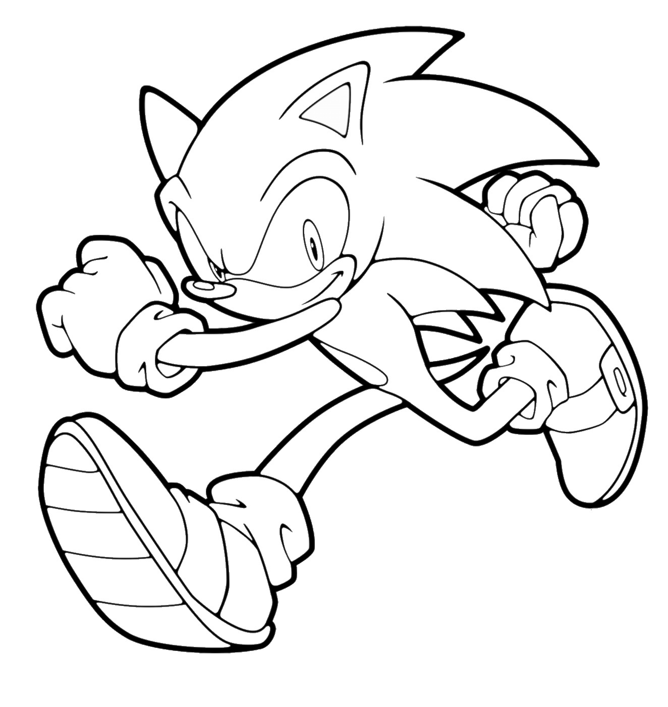 sonic the hedgehog coloring pages online