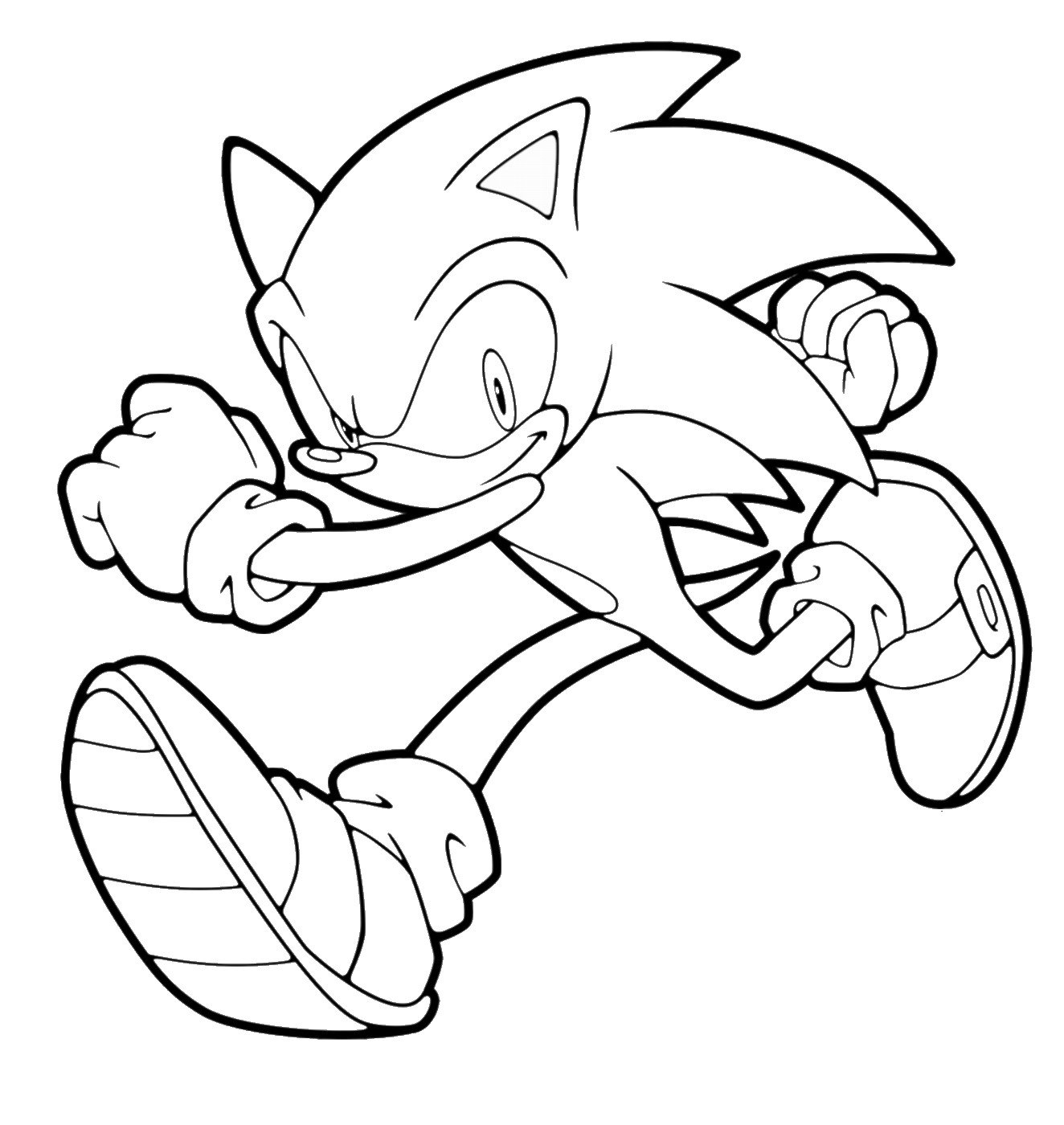 10 Free Printable Sonic Coloring Pages for Kids and Adults