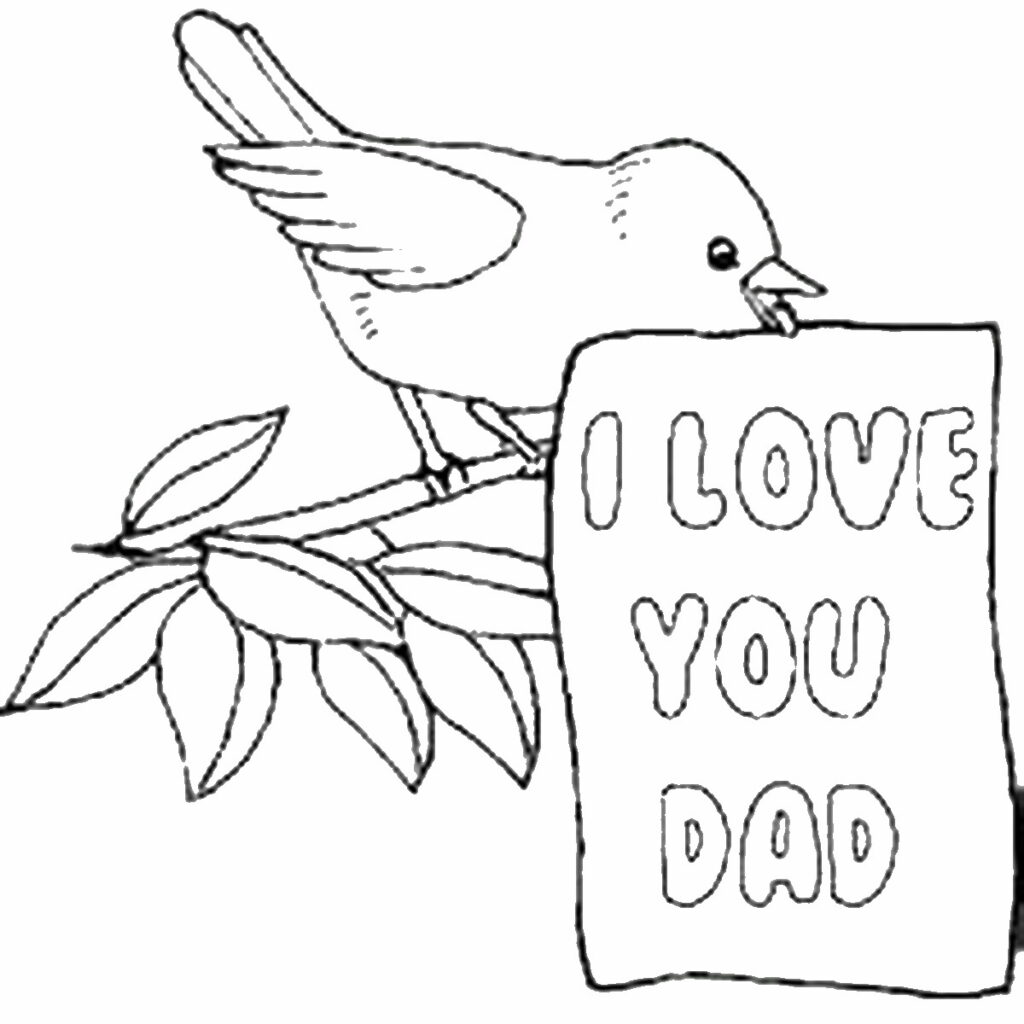 Father’s Day Coloring Pages