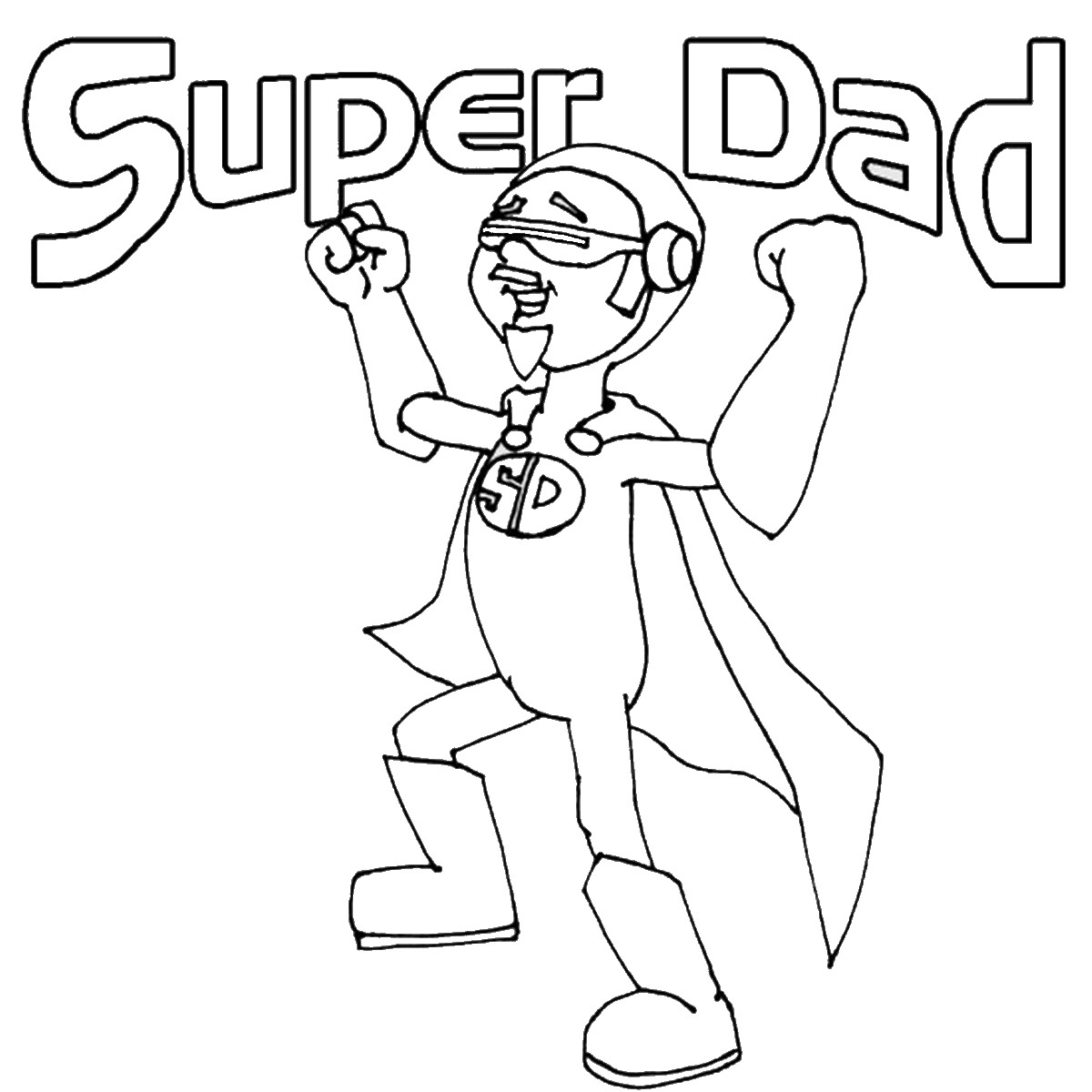 Father’s Day Coloring Pages