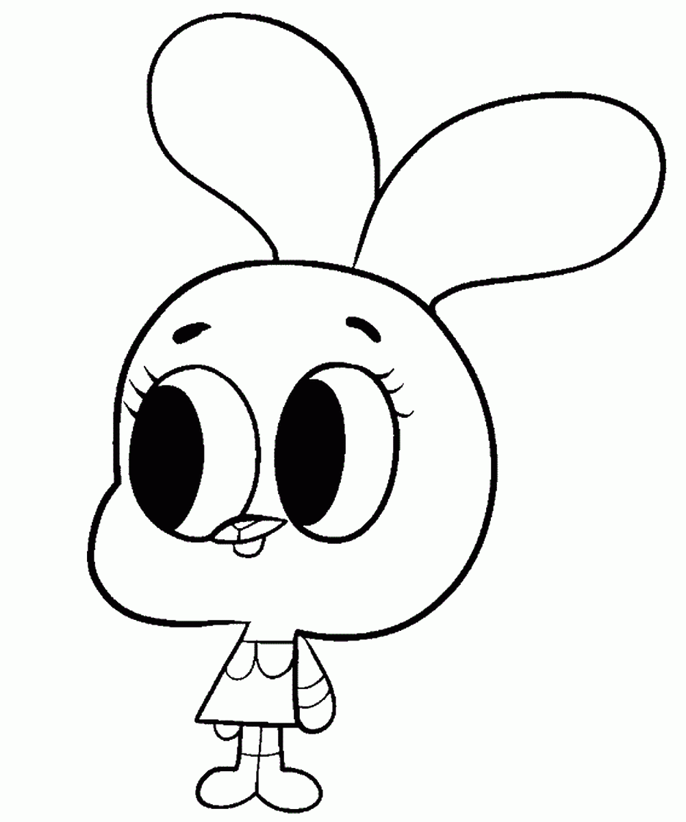 Amazing World Of Gumball Coloring Pages