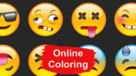 Emoji online coloring Page 1 | Page 2 EMOJI Page 1 | Page 2