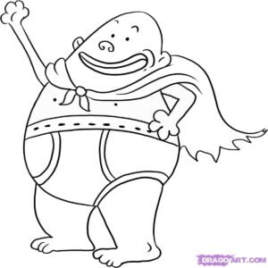 captain underpants coloring pages