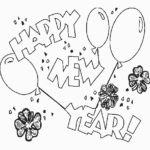 Happy New Year Online Coloring Pages