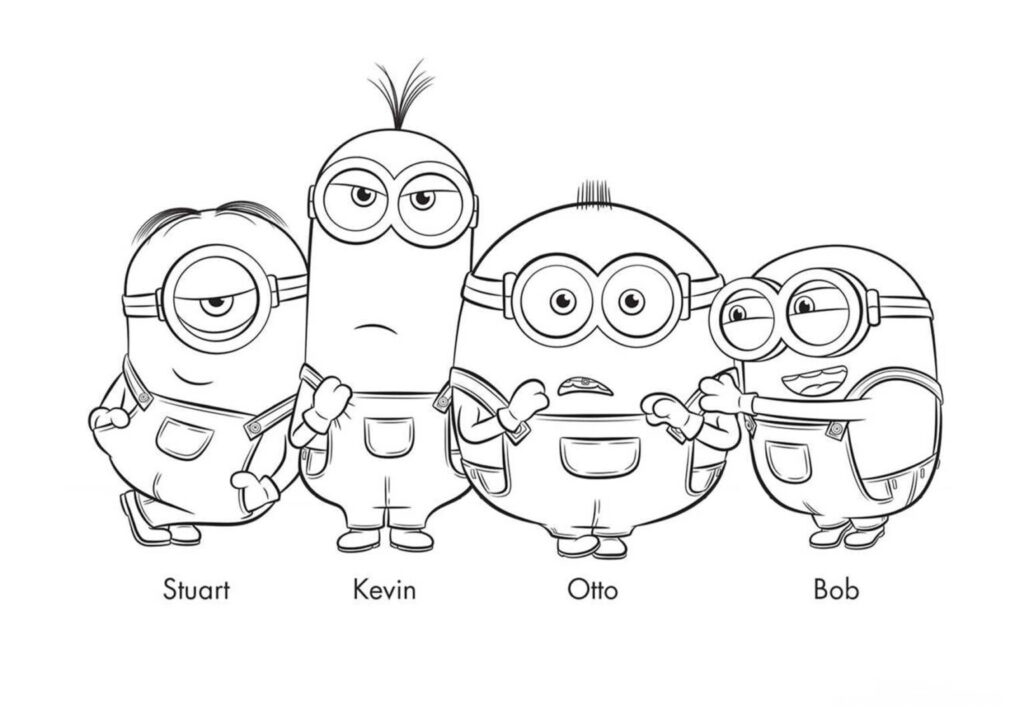 Minions The Rise Of Gru Coloring Pages